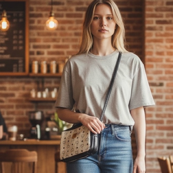 MCM VINTAGE Visetos crossbody
